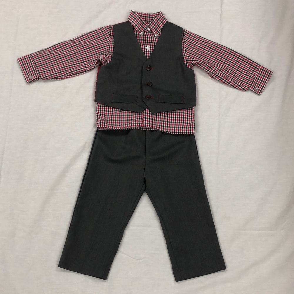 Hudson Ferrell 3Piece Suit/Vest,Shirt,Pants/ Size: 24 Months